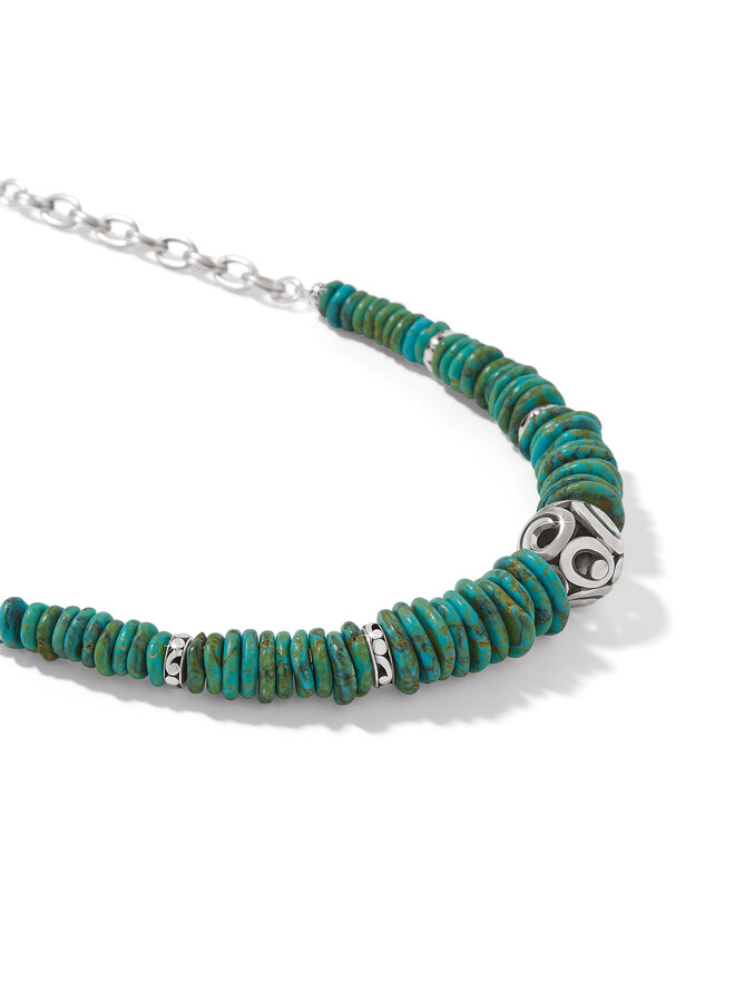 Contempo Sonora Verde Blue Disc Necklace