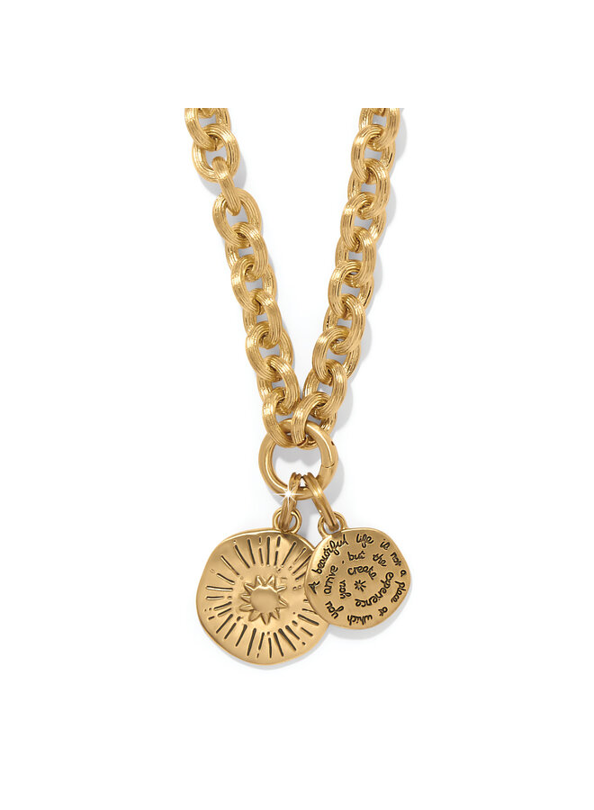 Token Lavish Link Charm Necklace