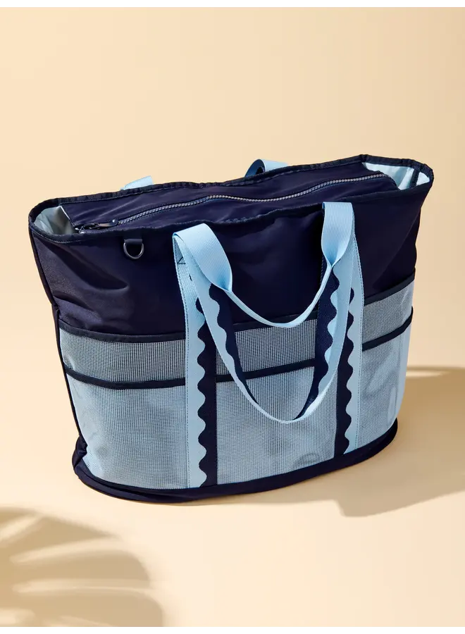 Camden Neoprene Tote Navy
