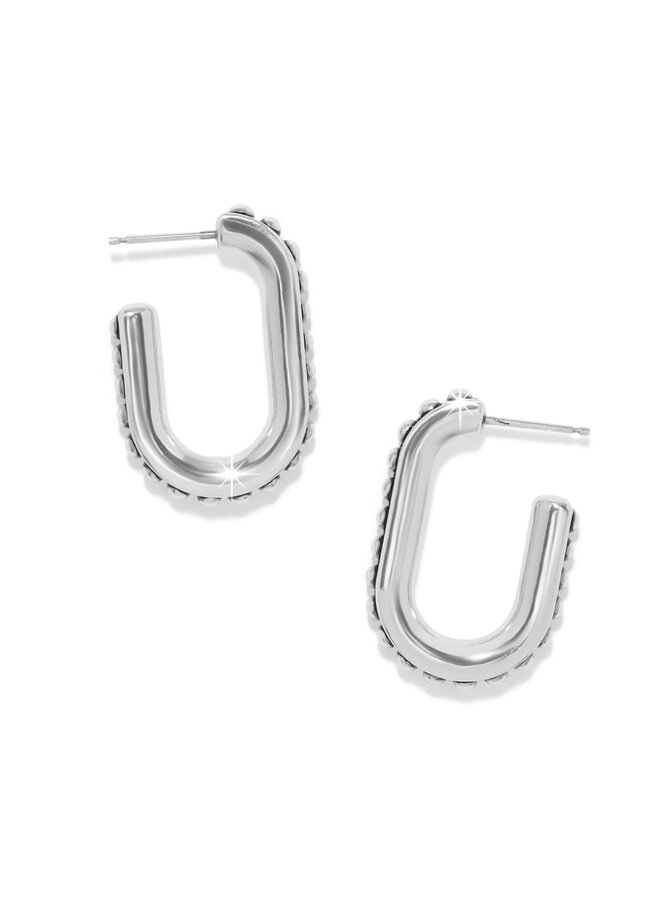 Pretty Tough Link Hoop Earrings