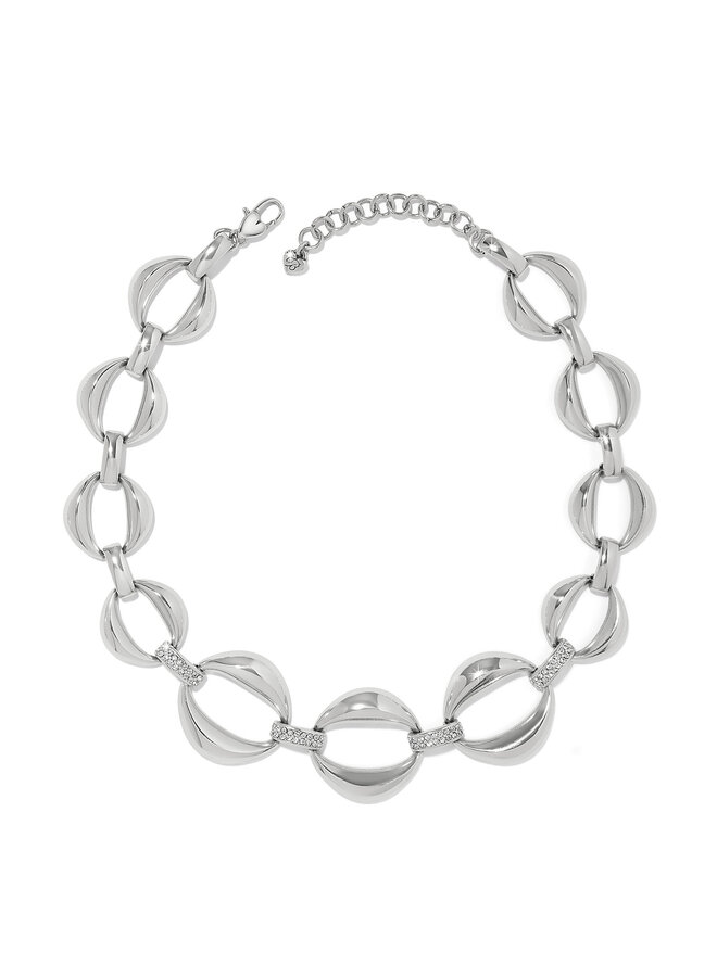 Meridian Classic Cresent Link Necklace