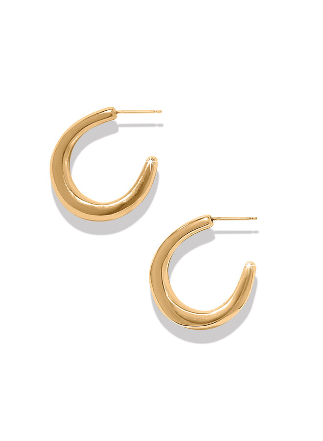 Cascade Rio Hoop Earrings Gold