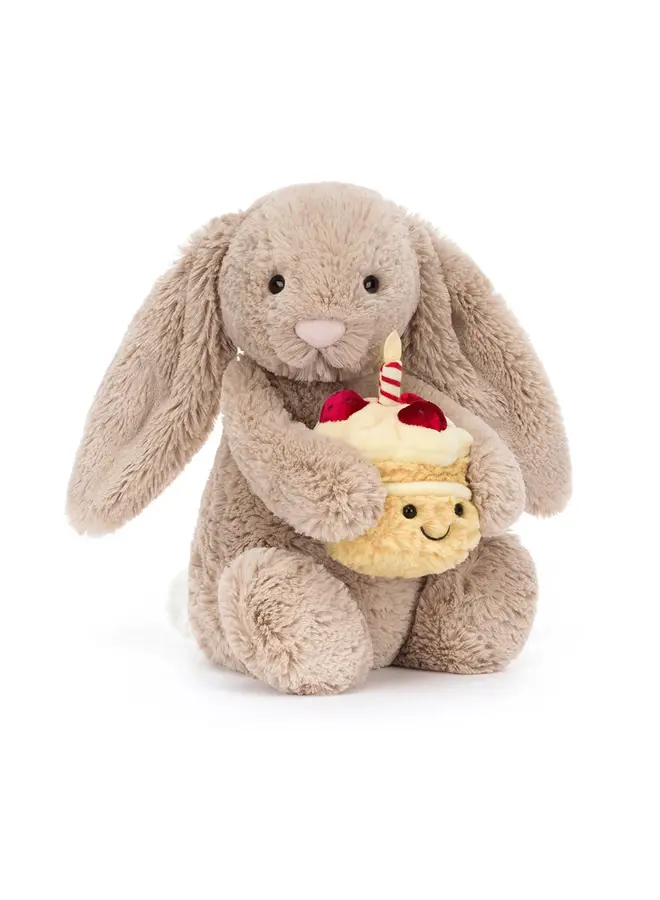Bashful Beige Bunny Birthday