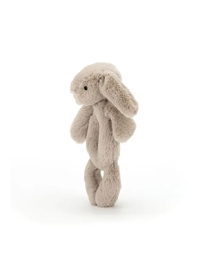 Bashful Beige Bunny Ring Rattle