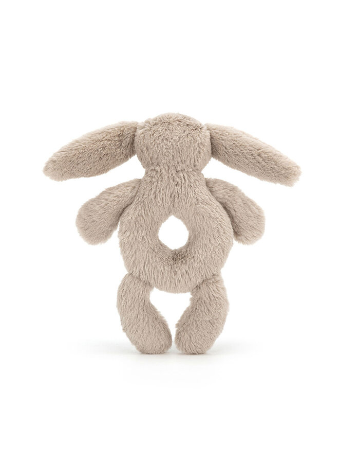 Bashful Beige Bunny Ring Rattle