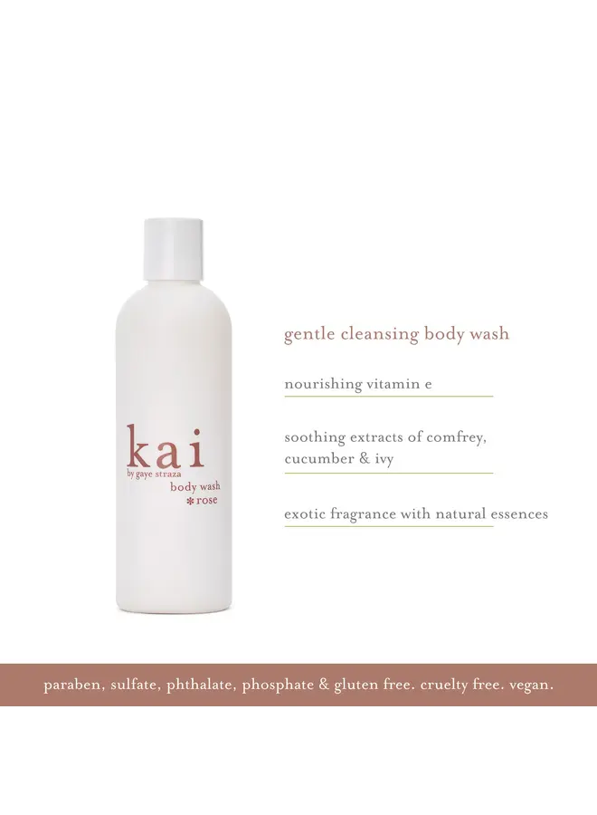 Kai Rose Body Wash 8oz