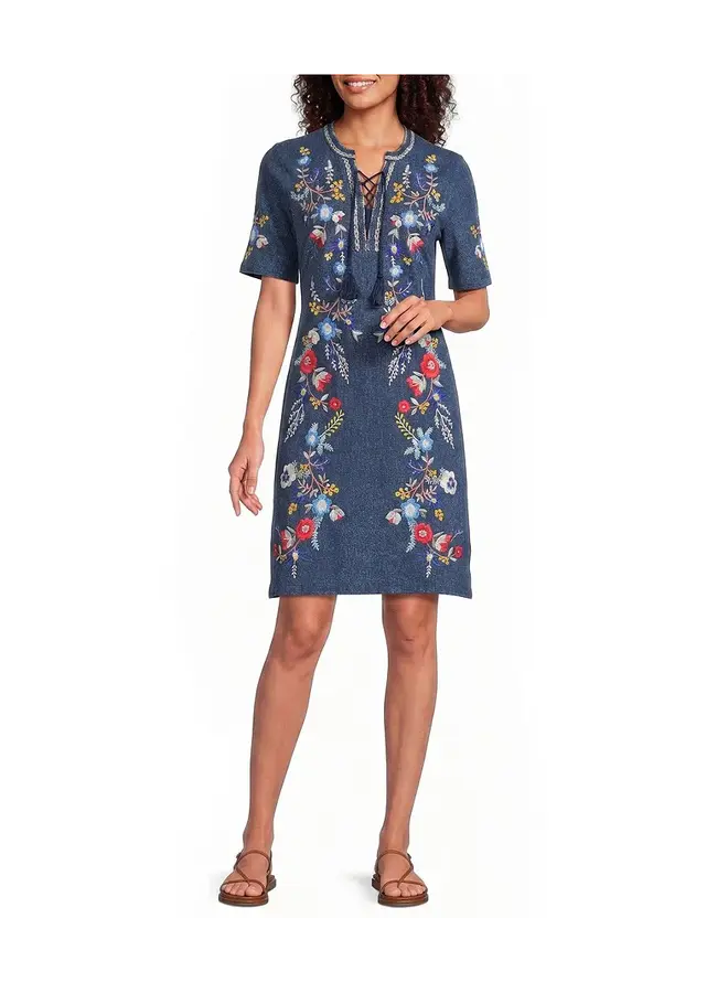 Lace Up Dress Kiki Elowen Denim