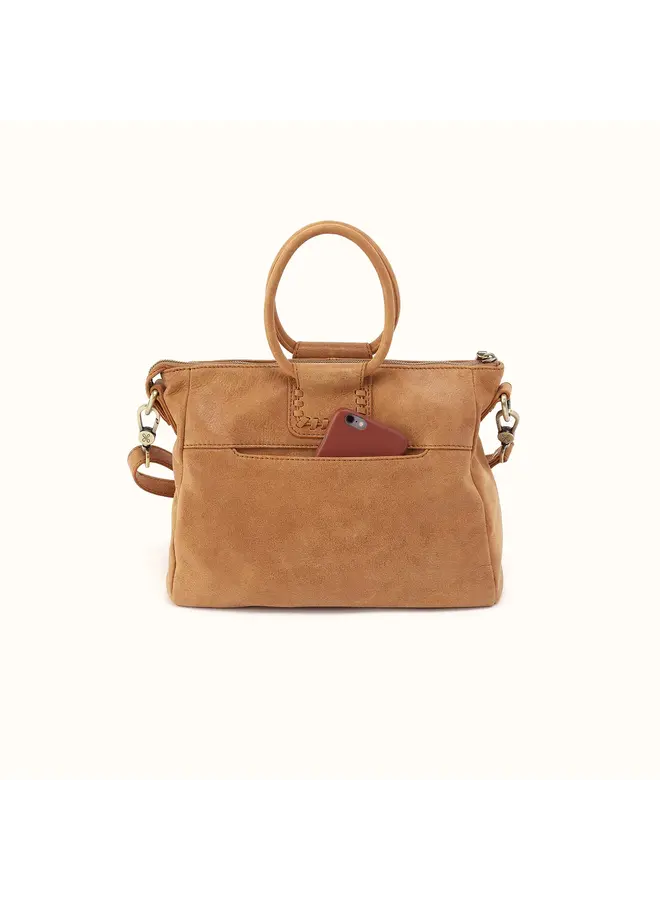 Sheila Medium Satchel Whiskey