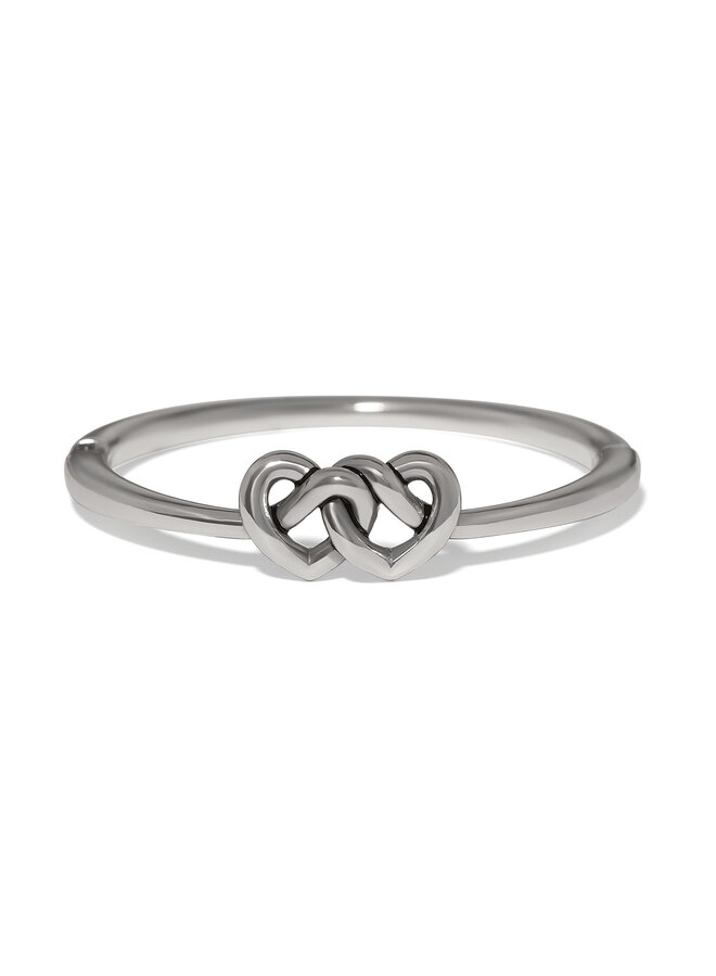 Interlok Linked Hearts Hinged Bangle