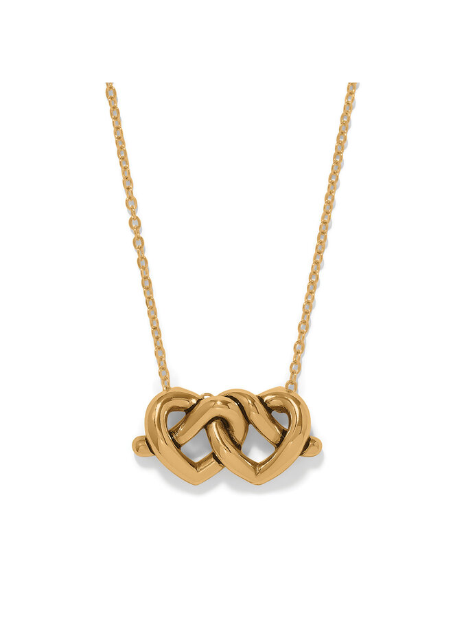 Interlok Linked Hearts Necklace