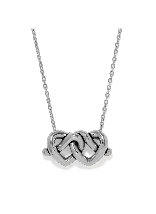 Interlok Linked Hearts Necklace
