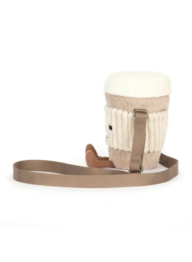 Amuseables Perkle Coffee Shoulder Bag