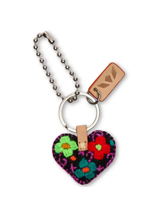 Charm Corazon Chico Black