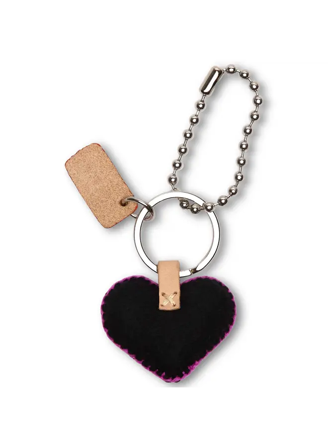 Charm Corazon Chico Black