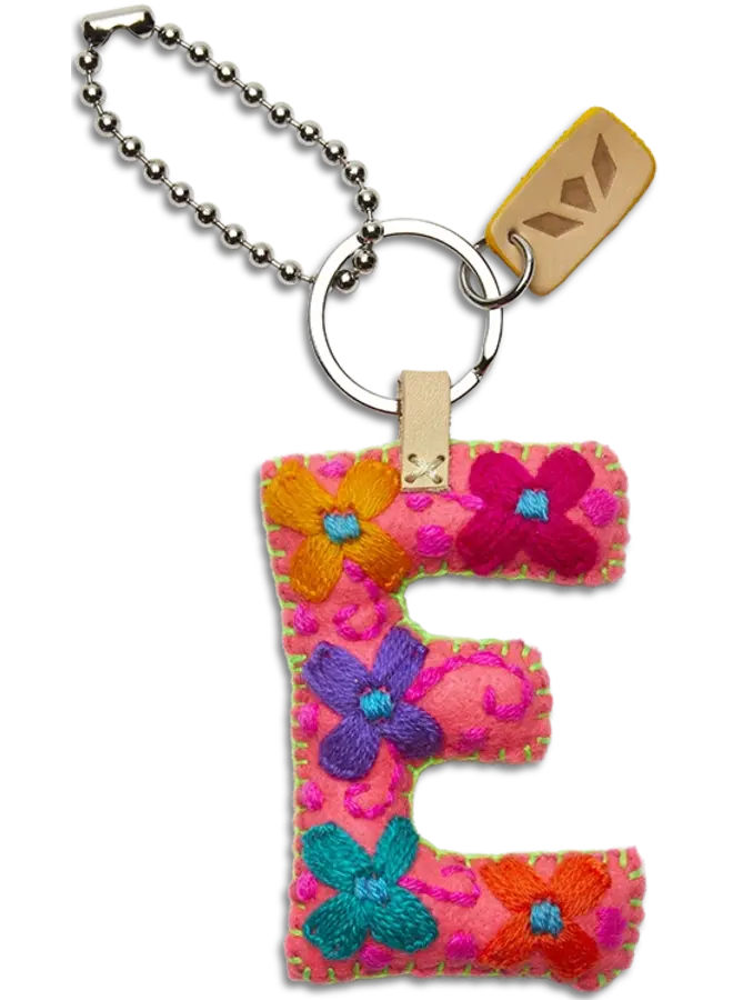 Felt Alphabet Charm Pink