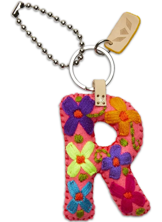 Felt Alphabet Charm Pink
