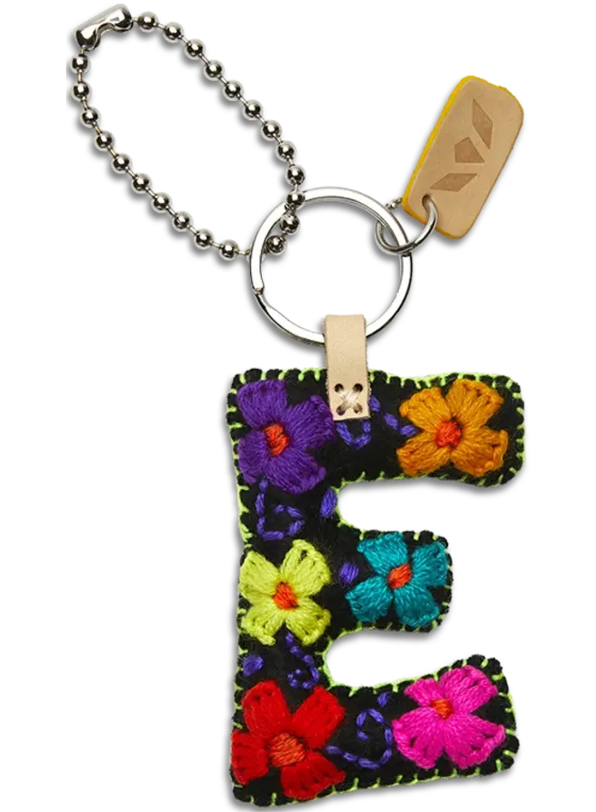 Felt Alphabet Charm Black