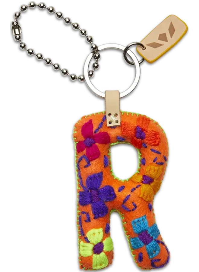 Felt Alphabet Charm Orange