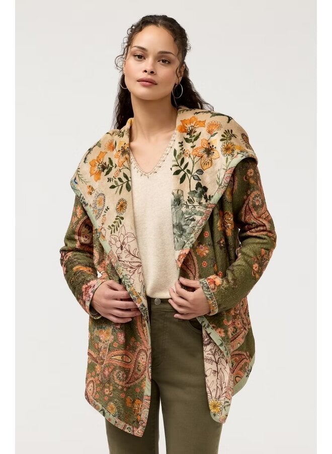 Joan Sherpa Jacket Reversible Solana