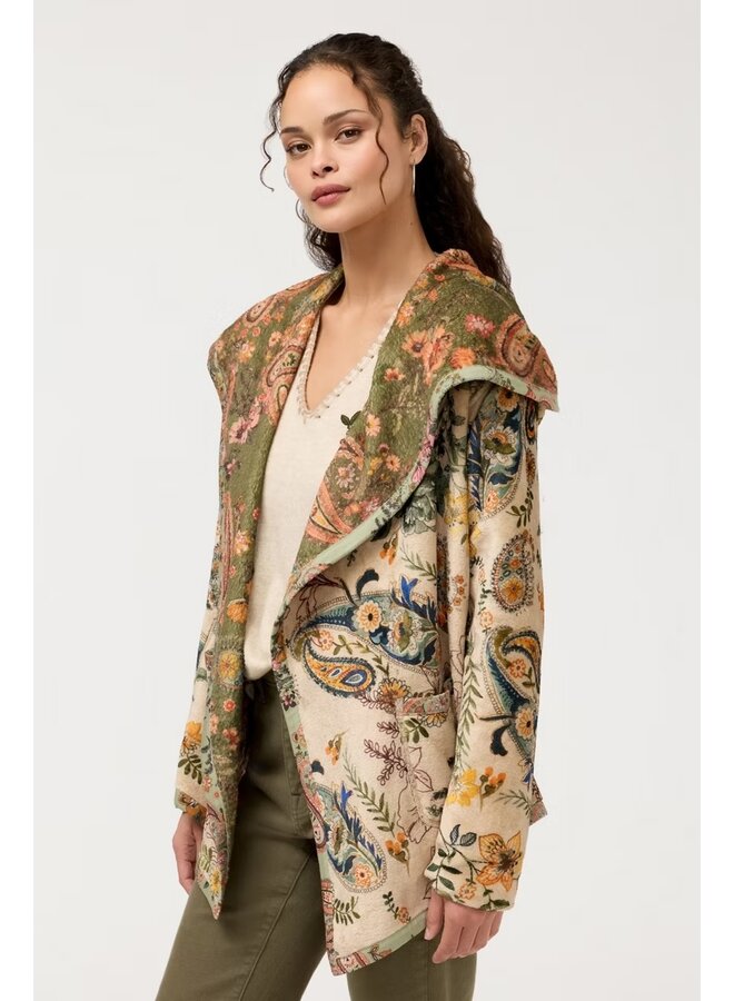 Joan Sherpa Jacket Reversible Solana
