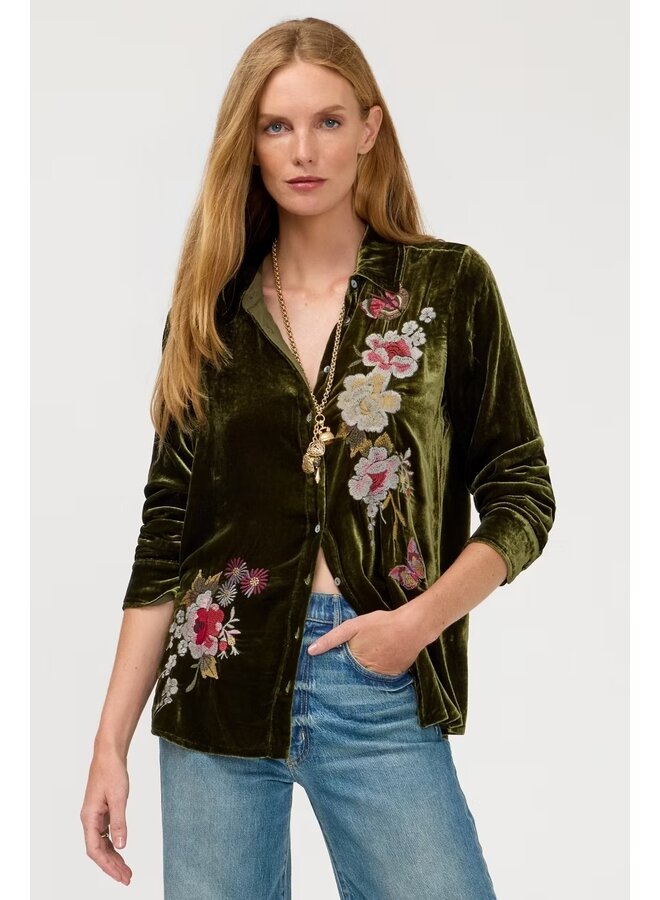 Hi Lo Shirt Anisiah Evergreen