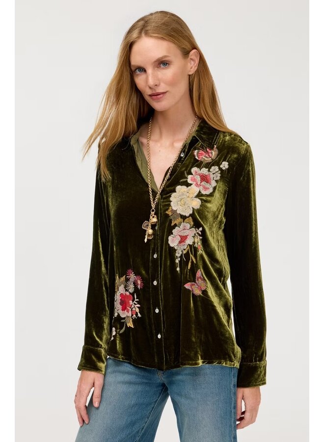 Hi Lo Shirt Anisiah Evergreen