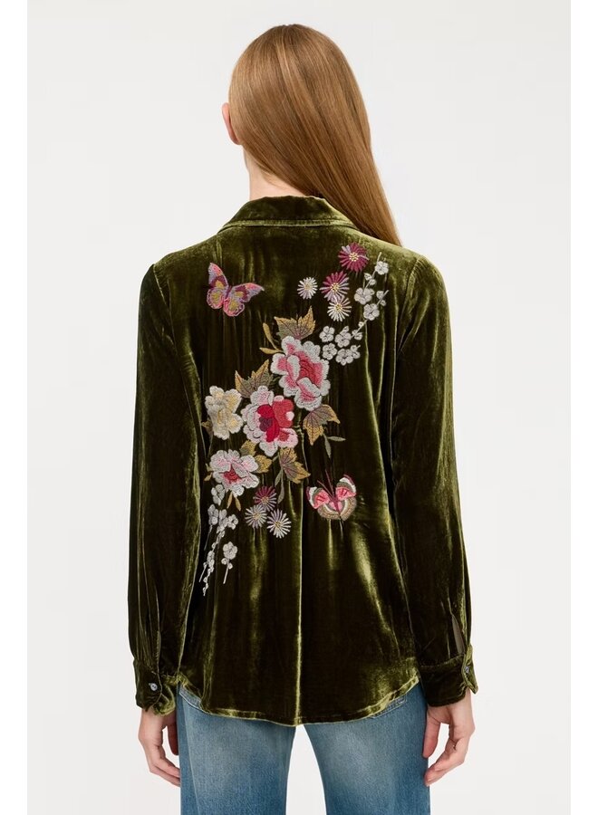 Hi Lo Shirt Anisiah Evergreen