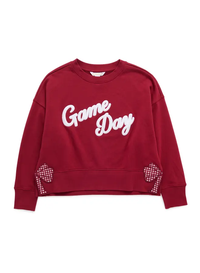 Game Day Relaxed Sweatshirt Maroon
