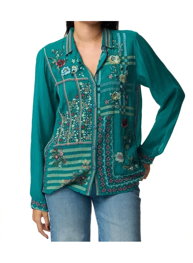Daniel Blouse Quetzal Green
