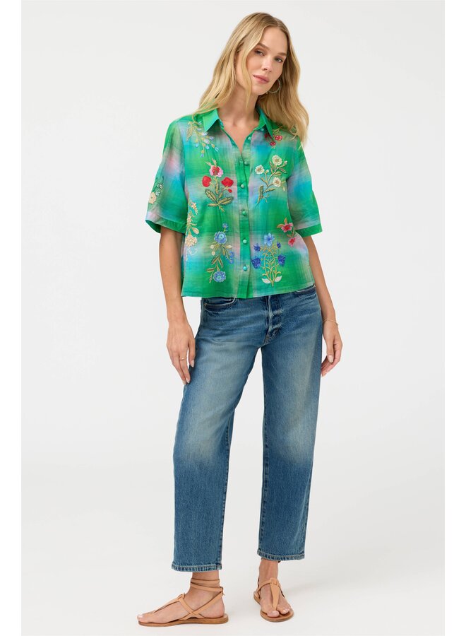 Relaxed Kimono Shirt Beatrix Uma Plaid