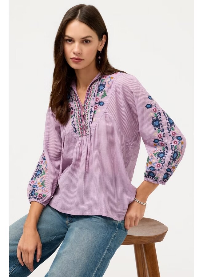 Camila Blouse Tammi Lavender Herb