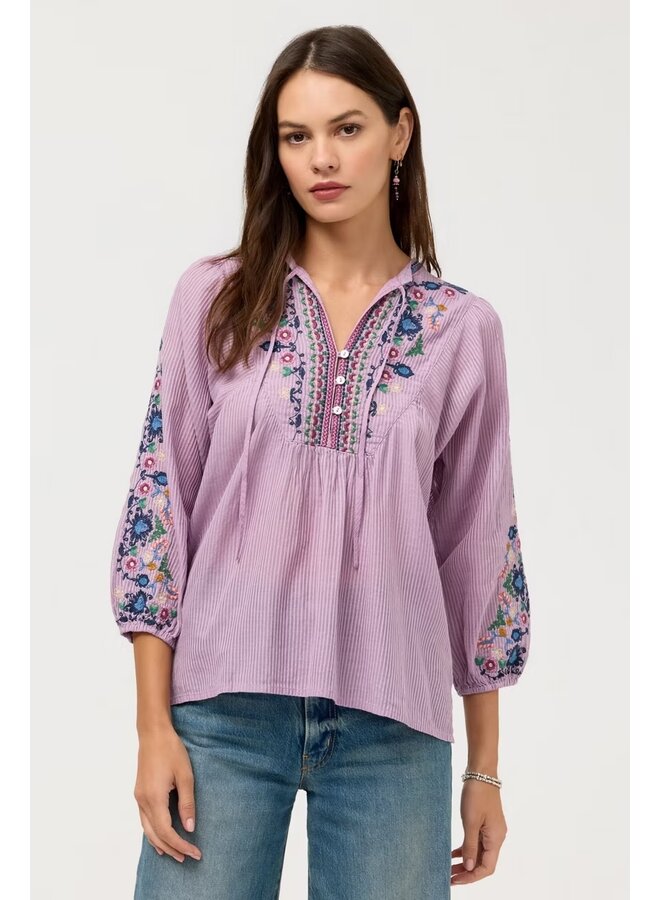 Camila Blouse Tammi Lavender Herb