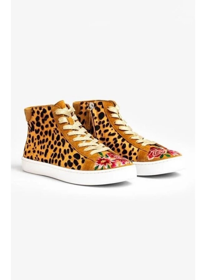 Junia Leopard Hi Top Sneaker