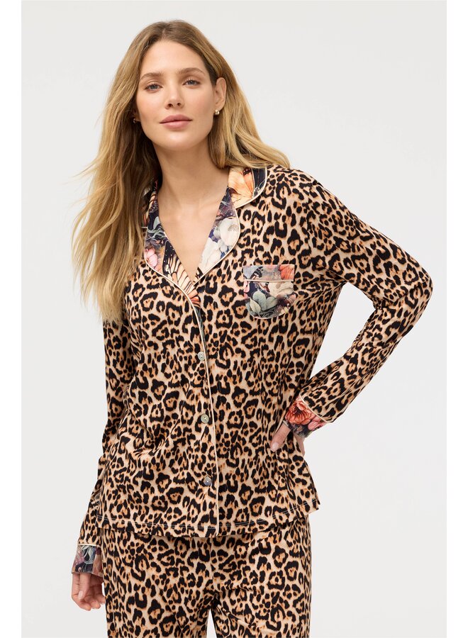 Carly PJ Set Leopard Teyros