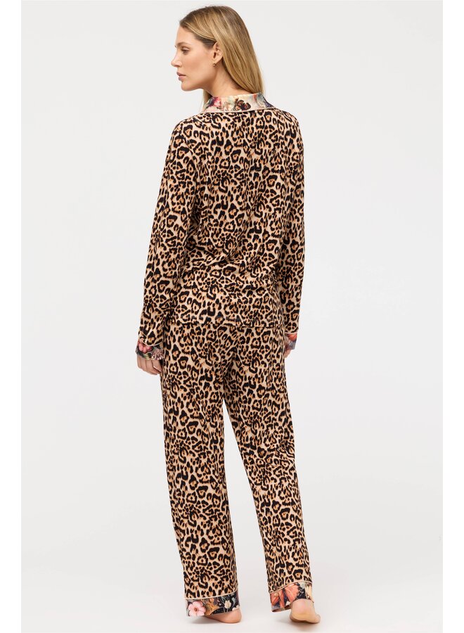 Carly PJ Set Leopard Teyros