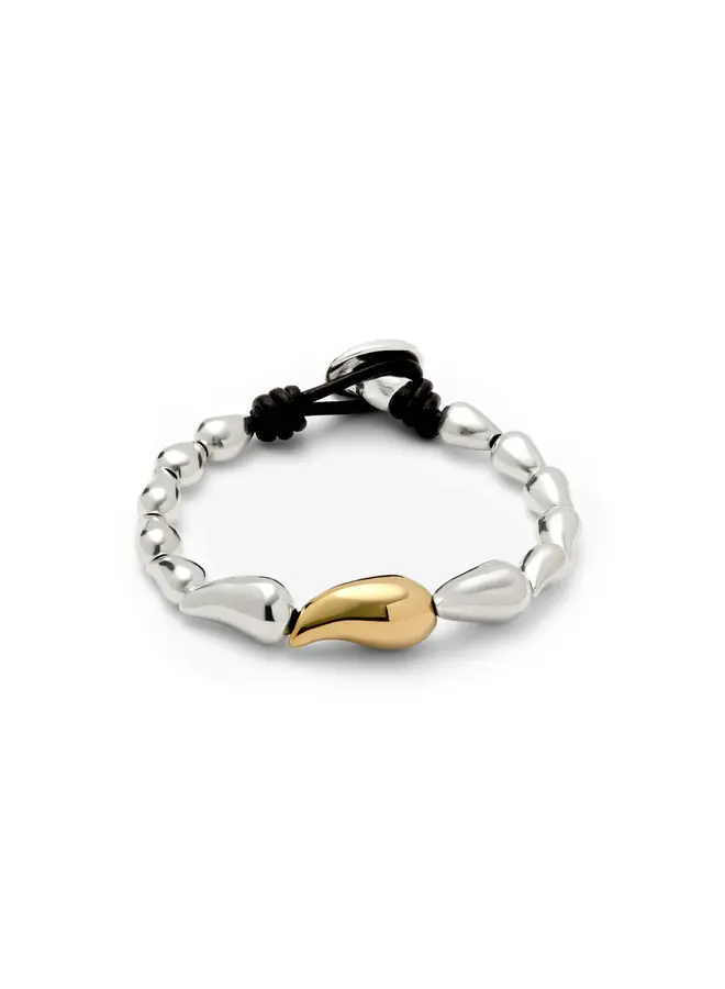 Medelux Bracelet w/ Linked Drops Mixed Metal