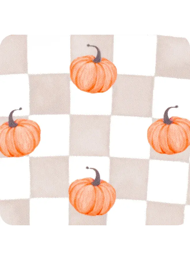 Iced Cup Coolie Pumpkin Check