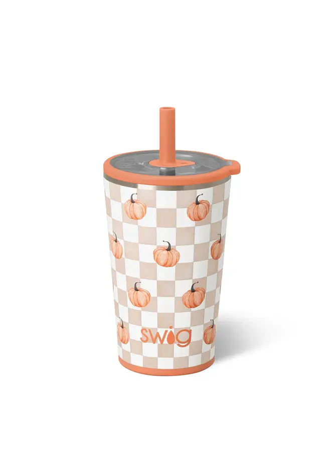 Party Sipper 14oz Pumpkin Check