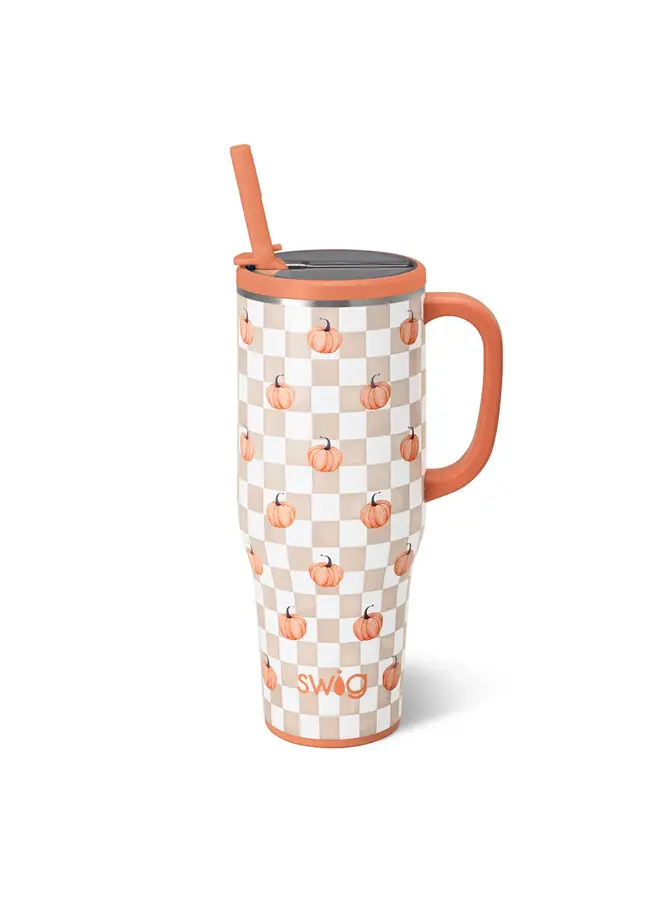 Mega Mug 40oz Pumpkin Check