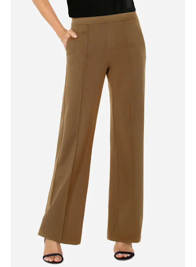 Kayla Pull On Wide Leg Trouser Rich Camel