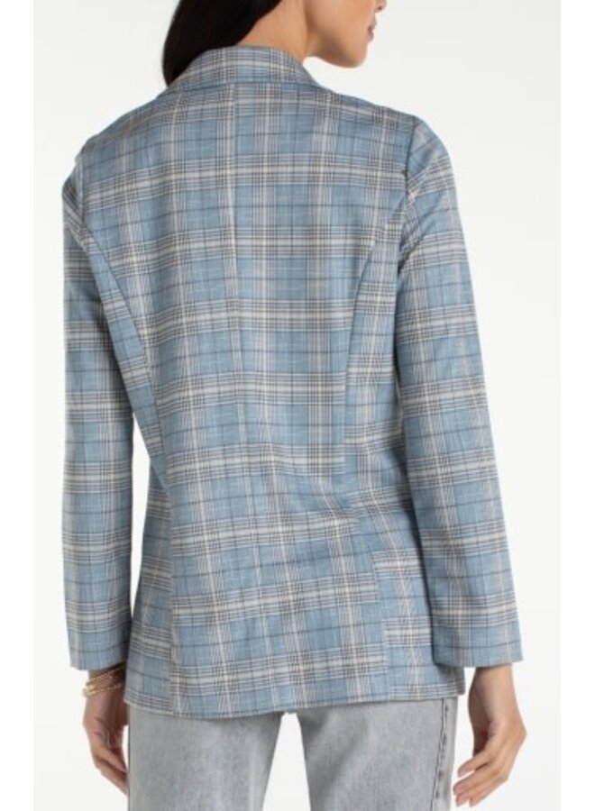 Boyfriend Blazer w/ Princess Darts Shadow Blue
