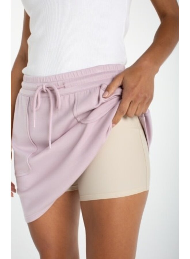 Pull On Skort Lilac Shadow