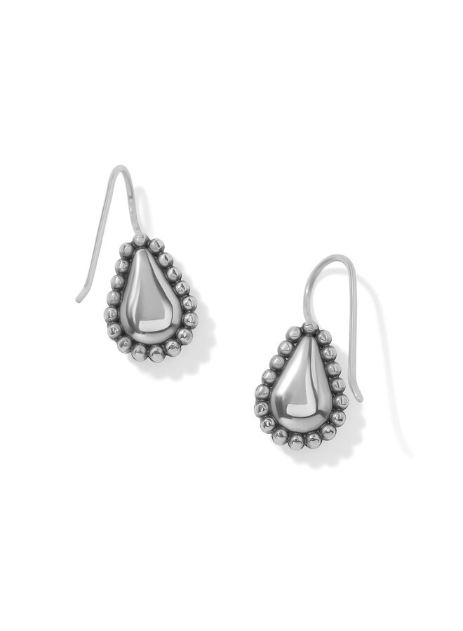 Twinkle Luxe Teardrop French Wire Earrings