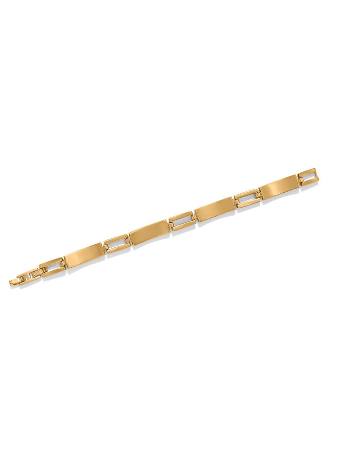 Trust Your Journey Golden Link Bracelet