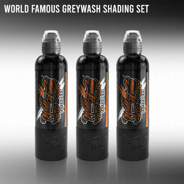 World Famous Ink World Famous Ink - 3 Bottle Greywash Set