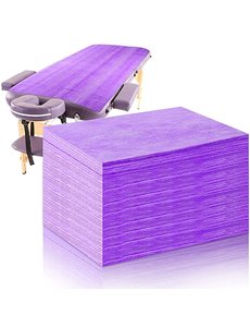  50 Pieces 31 x 70 Inches Disposable Bed Sheets Waterproof Bed Cover Massage Table Sheet Non-woven Fabric