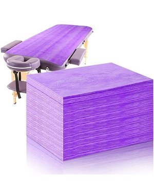  50 Pieces 31 x 70 Inches Disposable Bed Sheets Waterproof Bed Cover Massage Table Sheet Non-woven Fabric