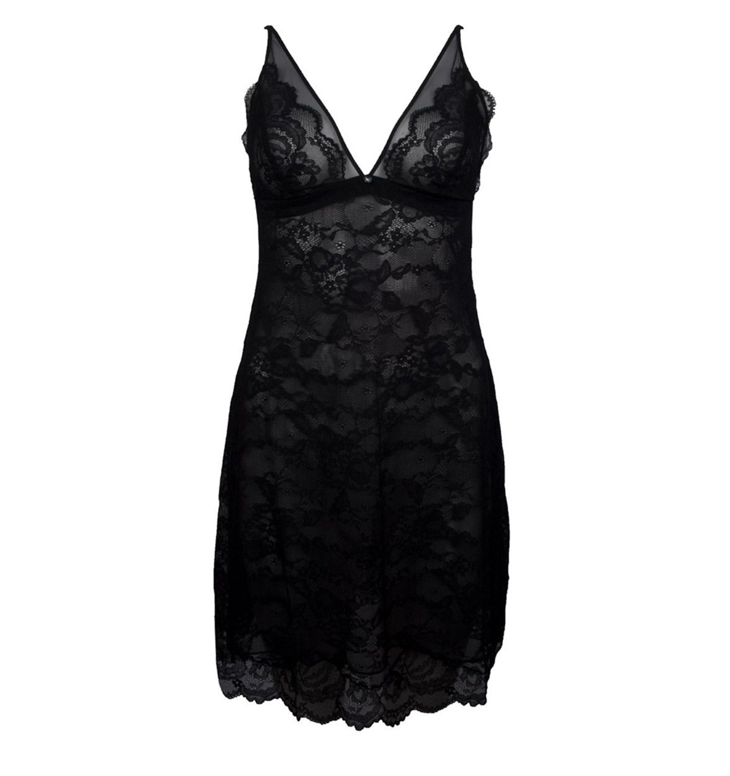 Черная Комбинация Под Платье Купить