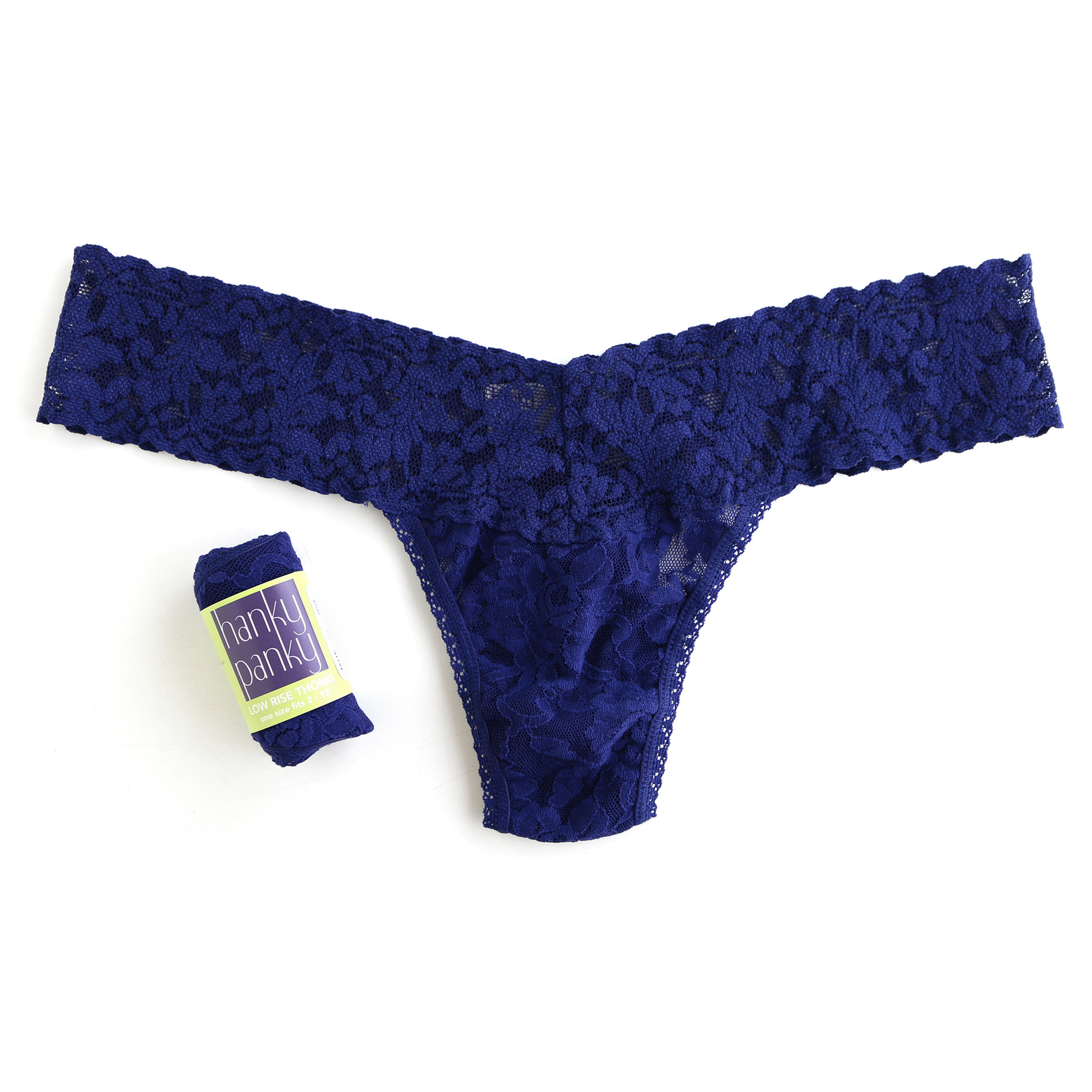 Hanky Panky Low Rise Thong (4911P) - Lace & Day