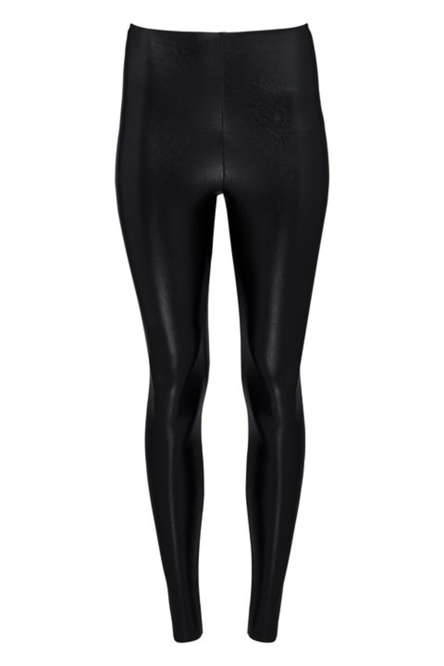 Women's Faux Leather High-Waist Leggings - A New Day™ Black